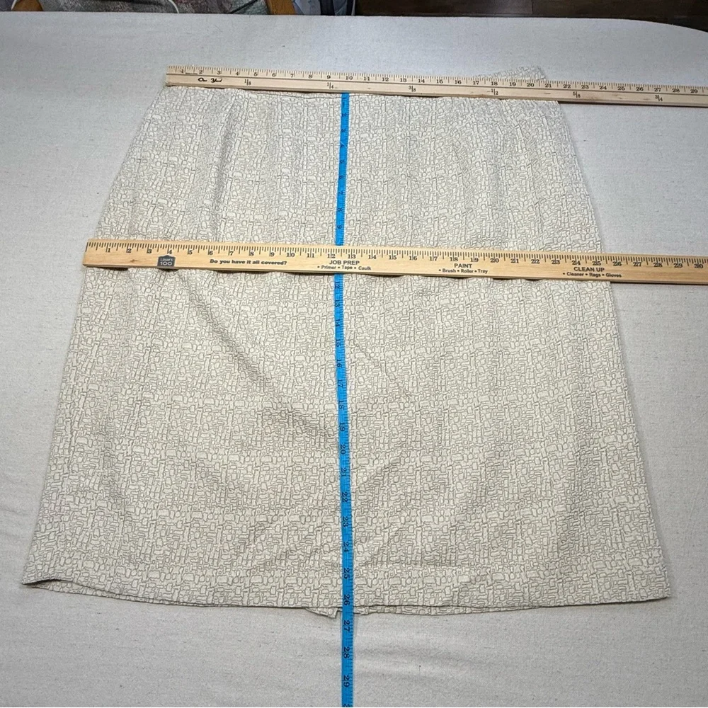 Blacker Woman by Stanley Blacker Beige Short-Sleeve/Skirt Suit Set - Size 24W